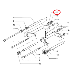 Lagerbus Subframe Piaggio Gilera Cc T