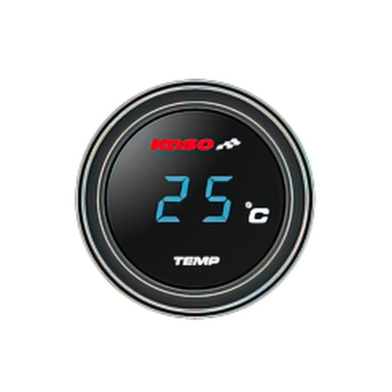 Temperatuurmeter Koso Coin Blauw