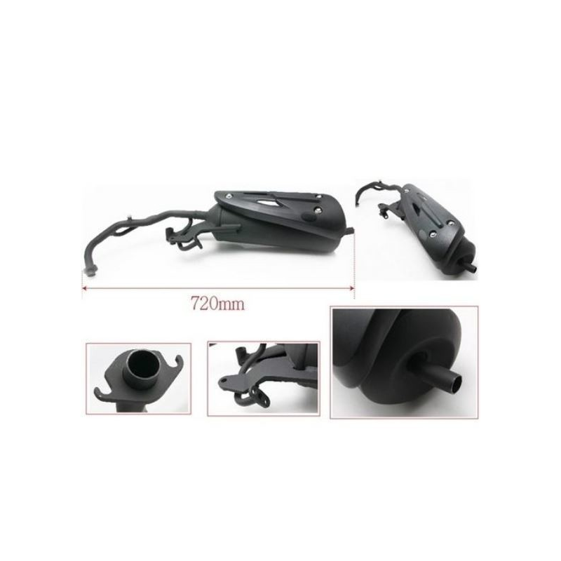 Uitlaat Peugeot Speedfight 3/4 New Viva Sym Fiddle 2 Zonder Spatbordaansluiting