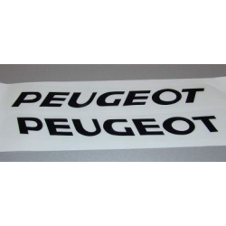 Stickerset Woord Peugeot Zwart