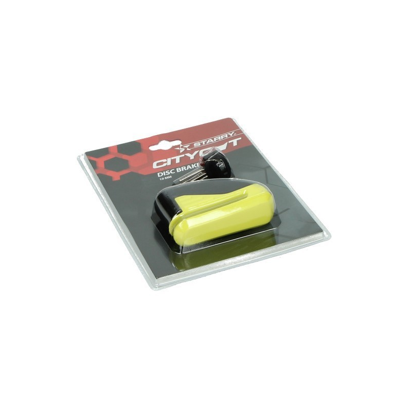 Schijfremslot Starry Geel Groot - 10MM