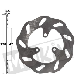 Remschijf IGM Peugeot Ludix / Kisbee 170X42X3.5