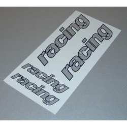 Stickerset Racing 4-Delig