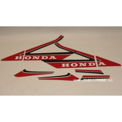 Stickerset Rood/Zwart Honda MB50