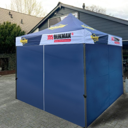 Zijwanden set Blauw Partytent 4-Delig