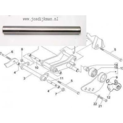 Bus subframe voorzijde Zip2000 4T