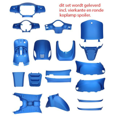 Plaatwerkset AGM VX/S 18-Delig Mat Licht Blauw