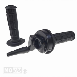 Snelgas Handle Tuning Zwart L-Slag + Handvatset