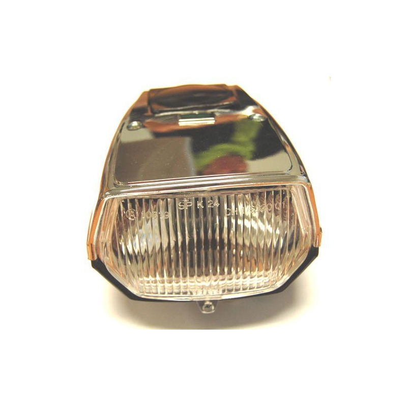 Puch Maxi Koplamp Vierkant Chroom/Zwart