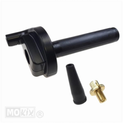 Snelgas Handle Tuning Zwart Haaks