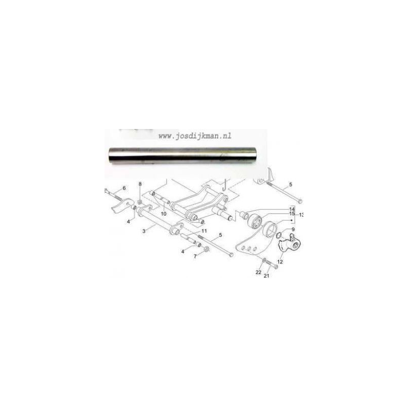 Subframe bus achterzijde Zip2000 4T