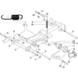 Veer Motorsteun Zip2000 4T