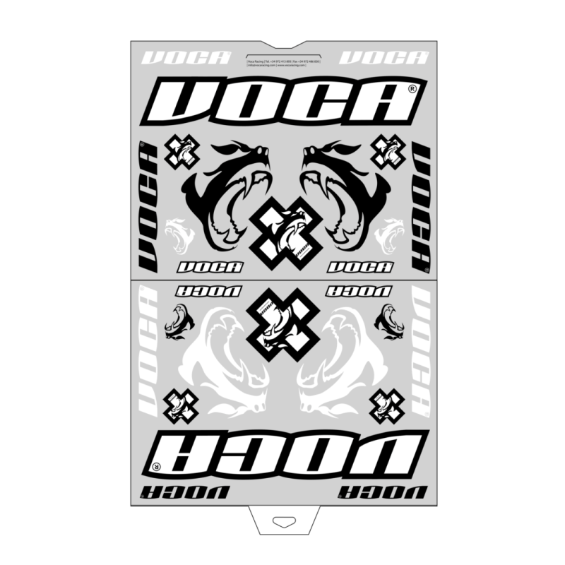 Stickerset Voca-Racing Race-Squad 28-Delig