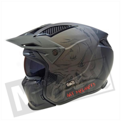 Helm MT Streetfighter Zwart Grijs M