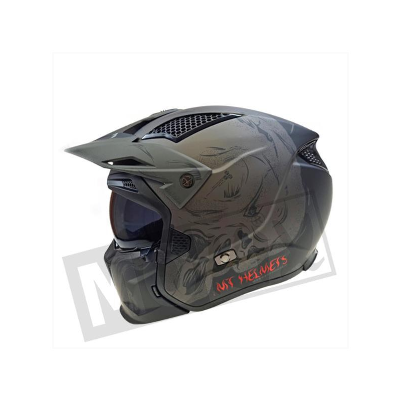 Helm MT Streetfighter Zwart Grijs M