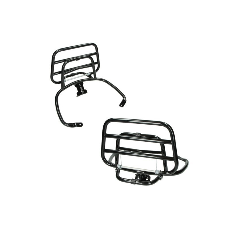 Achterdrager Opklapbaar Glans Zwart Vespa Sprint / Primavera A-Kwaliteit