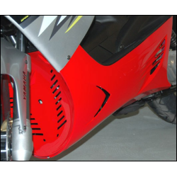 Onderspoilerset DMP Aerox Rood