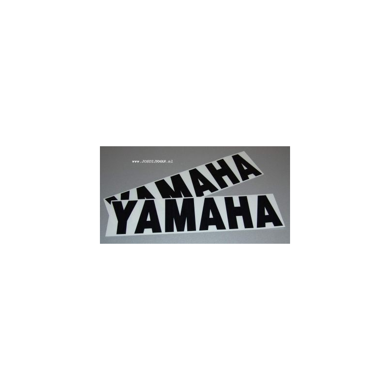 Stickerset Yamaha Woord 32CM Zwart