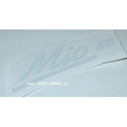 Sticker MIO 50 3D Wit Per Stuk