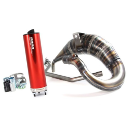 Uitlaat Voca Cross Rookie Rieju RR / MRX MH Furia 50/70CC Rood Bovenlangs