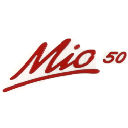 Sticker MIO 50 3D Rood Per Stuk