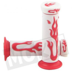 Handvatset FLAME White/Red