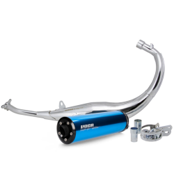 Uitlaat Voca AM6 Chromed Onderlangs Blauw Uitlaat Voca AM6 Chromed Onderlangs Blauw
