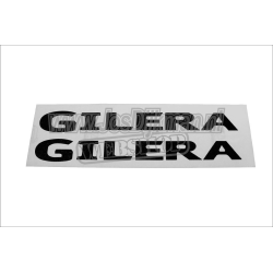 Stickerset Gilera Woord 32CM Zwart