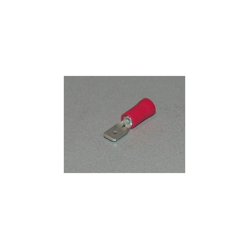 Kabelverb. Rood Vlakstekker 5MM