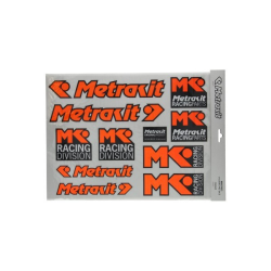 Stickerset Metra Kit PRO RACE Oranje