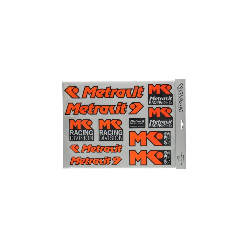 Stickerset Metra Kit PRO RACE Oranje