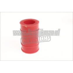 Uitlaat rubber - bevestiging demper - 22mm Rood