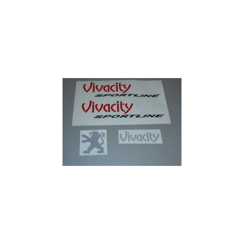 Stickerset Vivacity Sportline 4-Delig