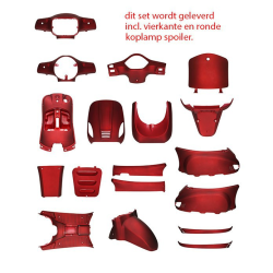 Plaatwerkset AGM VX/S 18-Delig Mat Rood