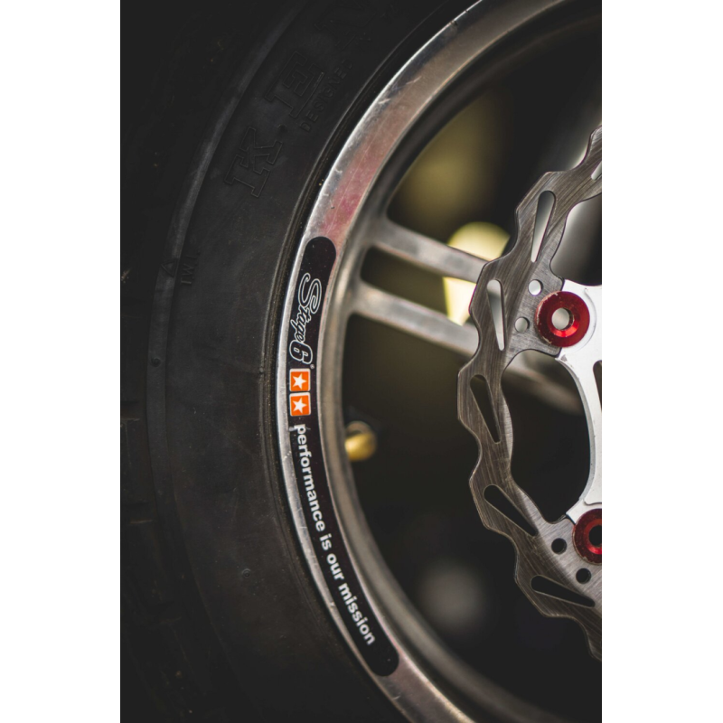 Stage 6 Wielbies Zwart 12/13 Inch