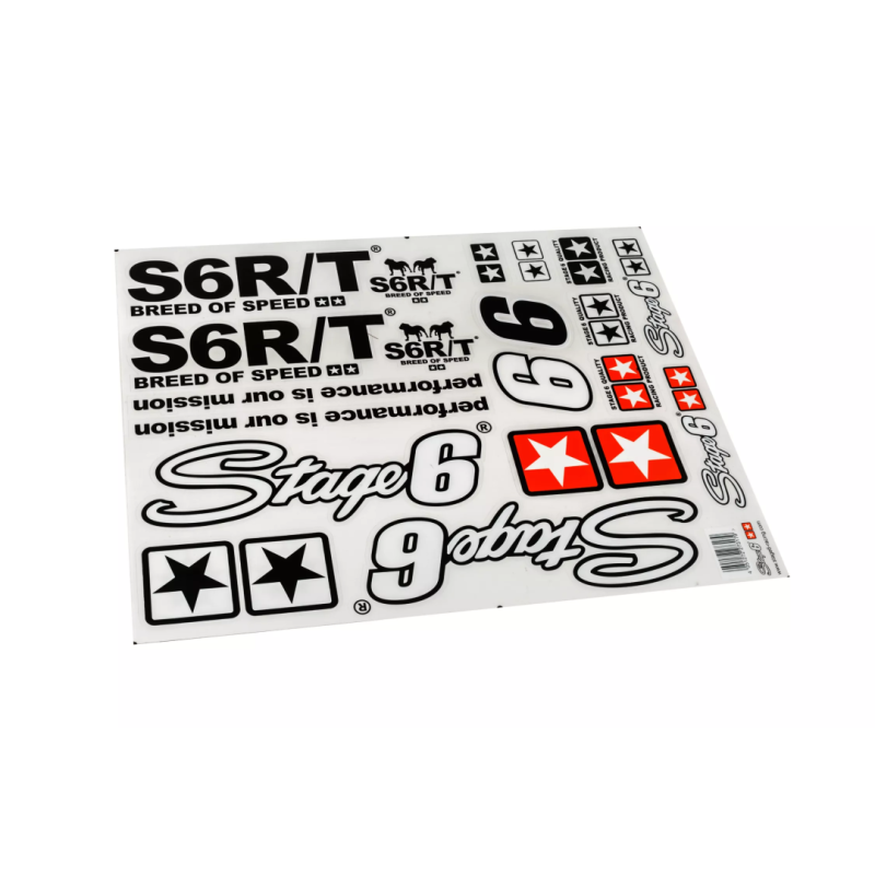 Stage 6 Stickerset Groot Witte letters