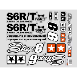 Stage 6 Stickerset Groot Witte letters