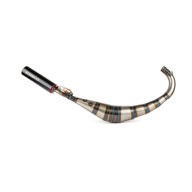 Uitlaat Stage6 Streetrace Zwart Rood Derbi / Minarelli AM6 Uitlaat Stage6 Streetrace Zwart Rood Derbi / Minarelli AM6