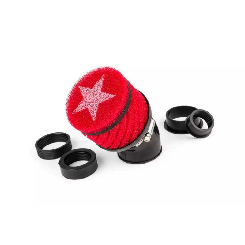 Powerfilter Kort Stage6 Racing 48MM Rood Powerfilter Kort Stage6 Racing 48MM Rood