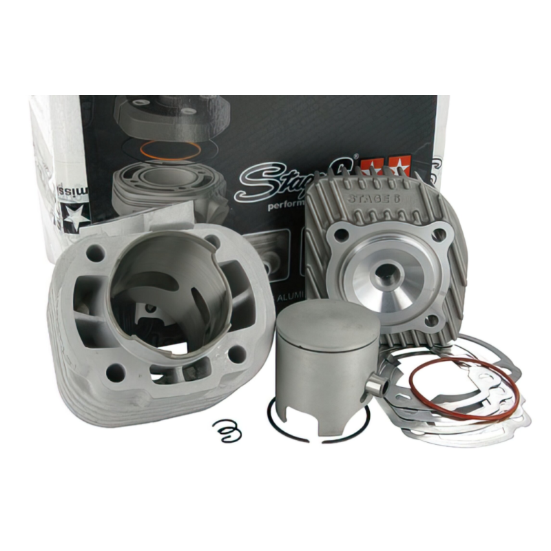 Cilinderkit Stage6 Sport Pro MK2 70CC P12 Minarelli Hor. AC Cilinderkit Stage6 Sport Pro MK2 70CC P12 Minarelli Hor. AC