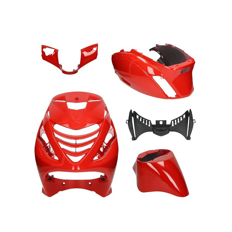Kappenset Model SP Piaggio Zip 2000 5-Delig Ferrari Rood
