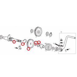 Kickstartas Compleet Derbi Senda 50CC A-Kwaliteit