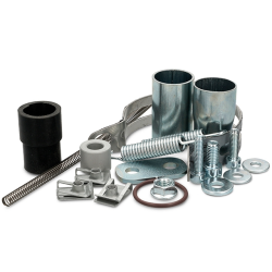 Uitlaat Voca Cross Rookie Derbi 50/70CC Zwart Bovenlangs