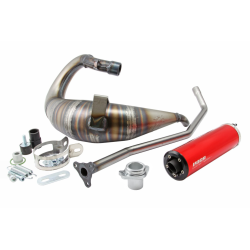 Uitlaat Voca Cross Rookie Derbi 50/70CC Rood Bovenlangs Uitlaat Voca Cross Rookie Derbi 50/70CC Rood Bovenlangs