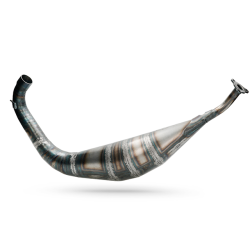 Uitlaat Voca Racing 70/80CC Carbon AM6 Onderlangs