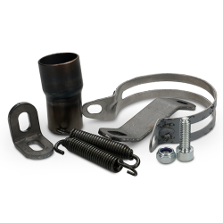 Uitlaat Voca Racing 70/80CC Carbon AM6 Onderlangs