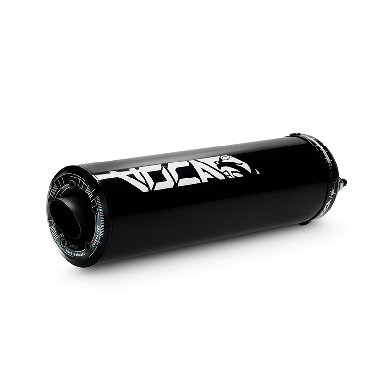 Uitlaat Voca Racing Rookie Zwart 50/70CC AM6 Uitlaat Voca Racing Rookie Zwart 50/70CC AM6