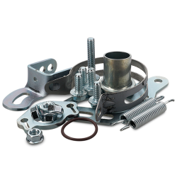 Uitlaat Voca Racing Rookie Zwart 50/70CC Derbi