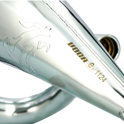 Uitlaat Voca 50/70 Chromed Cross Zwart Derbi Senda / Aprilia SX