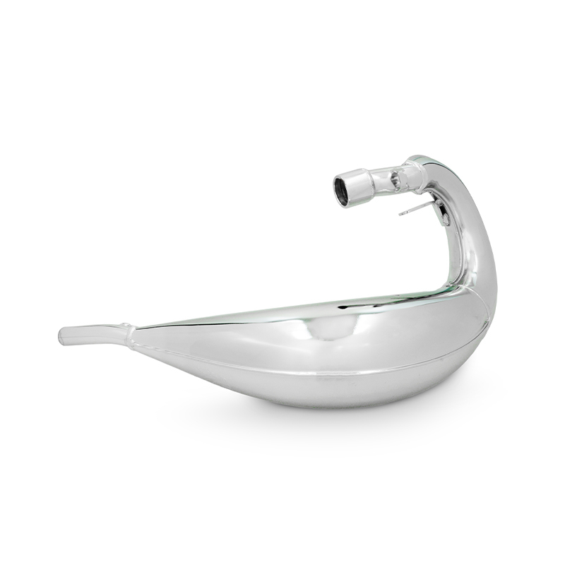 Uitlaat Voca 50/70 Chromed Cross Zwart Beta RR 2012-2020